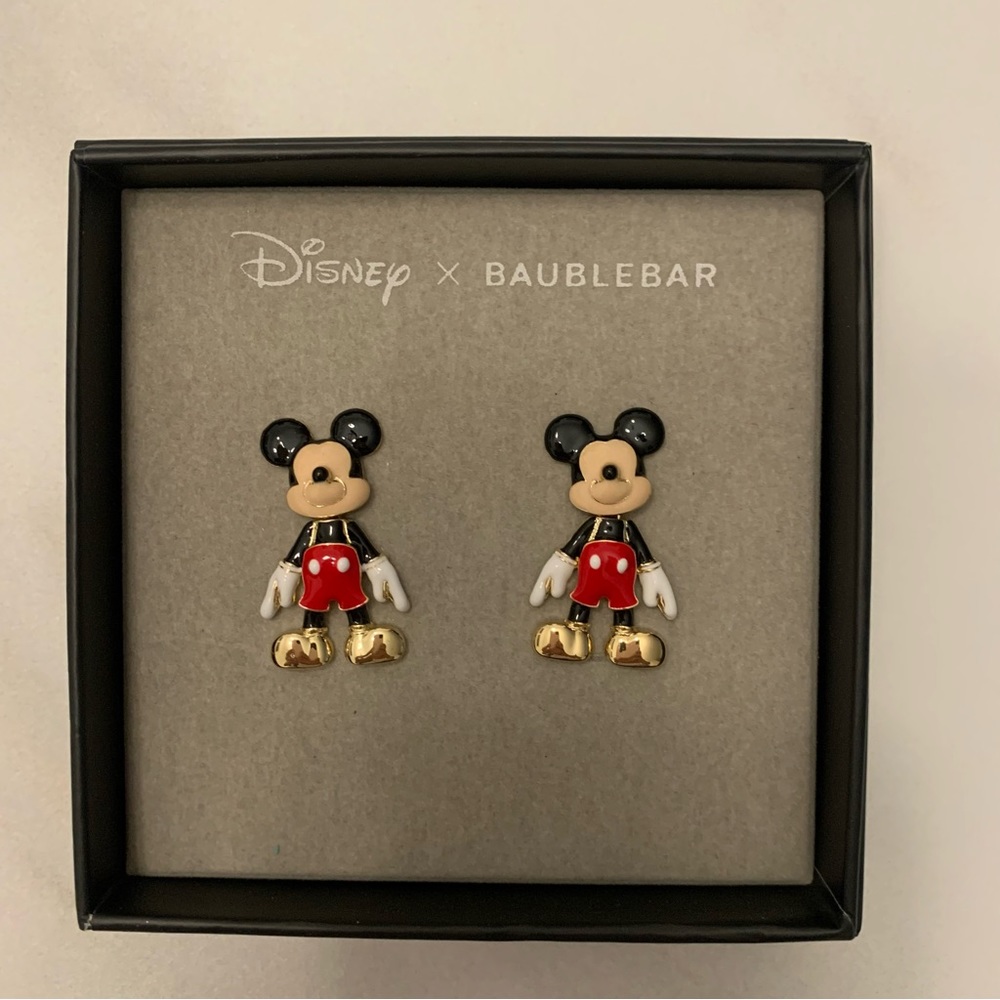 🏷️ Disney X BAUBLEBAR - Mickey Mouse Earrings - Brand New in Box